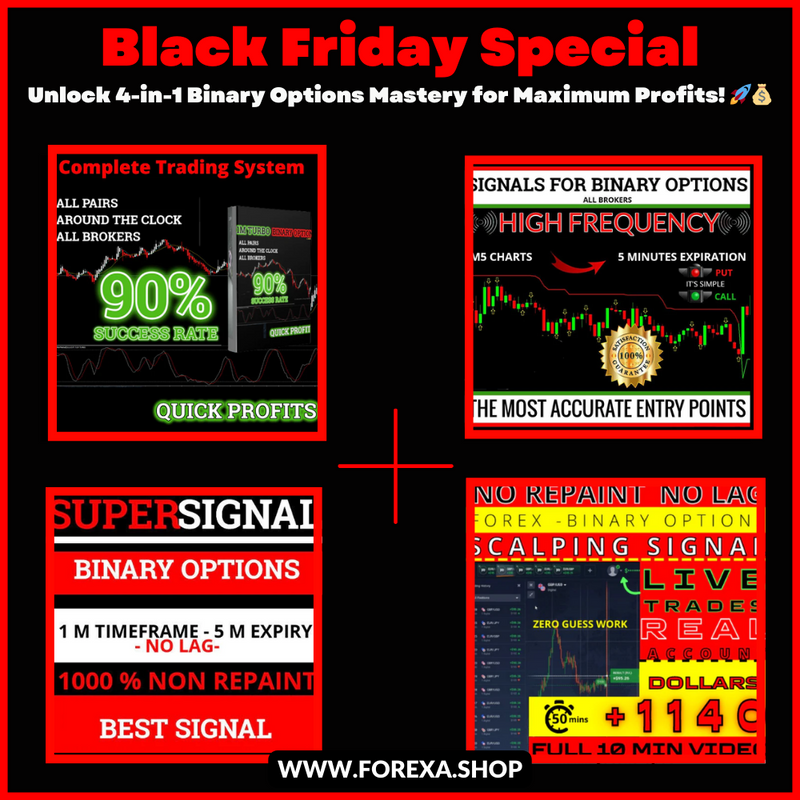 Black Friday Special: Unlock 4-in-1 Binary Options Mastery for Maximum Profits! 🚀💰
