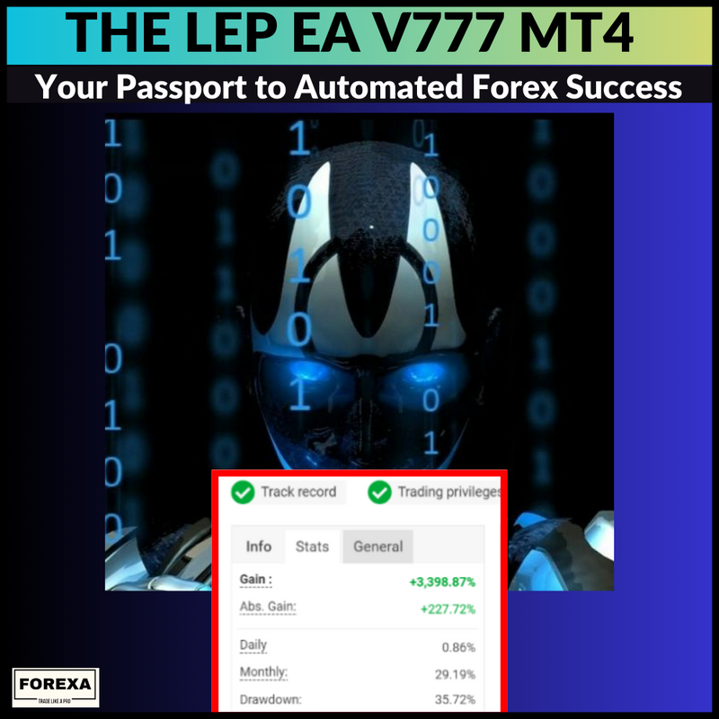 Lep  EA V777 MT4: Your Passport to Automated Forex Success