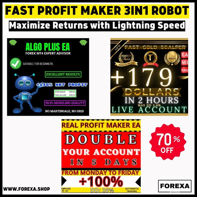 Fast Profit Maker 3-in-1 Robot Package: Maximize Returns with Lightning Speed