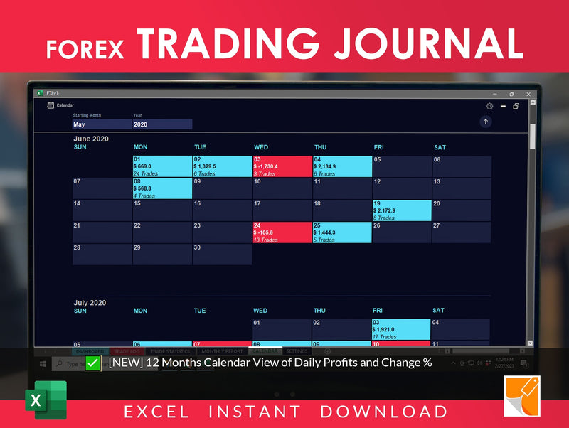 Master Your Forex Journey: Introducing the Forex Trading Journal Excel Spreadsheet