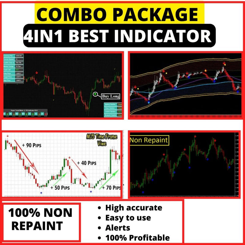 4in 1 COMBO PACKAGE BEST MT4 INDICATOR NON REPAINT - forexa robot