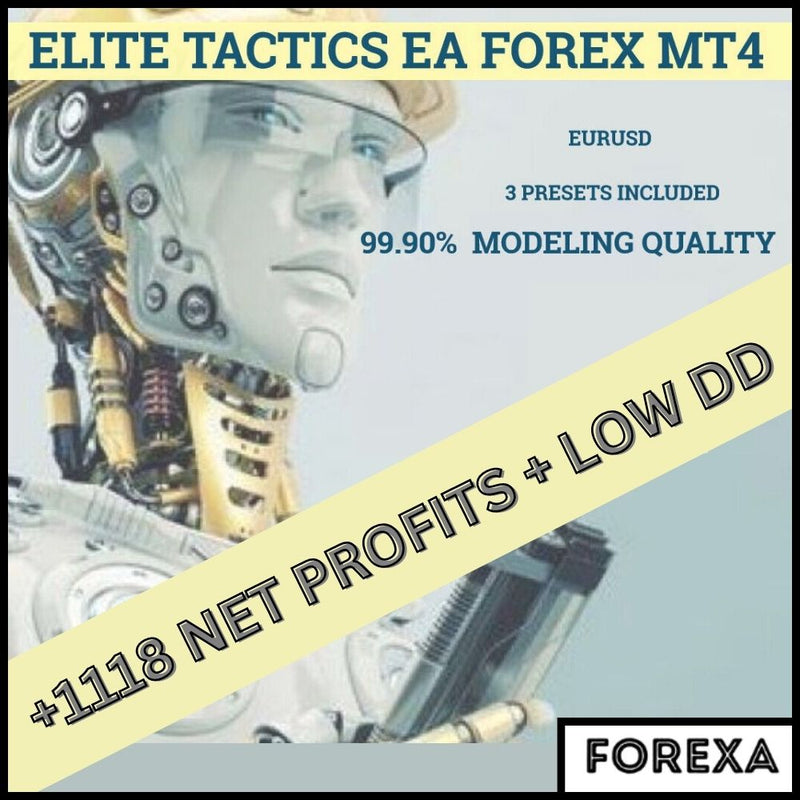 Elite Tactics EA Robot - Forex Mt4 Expert Advisor + FREE GIFT - forexa robot