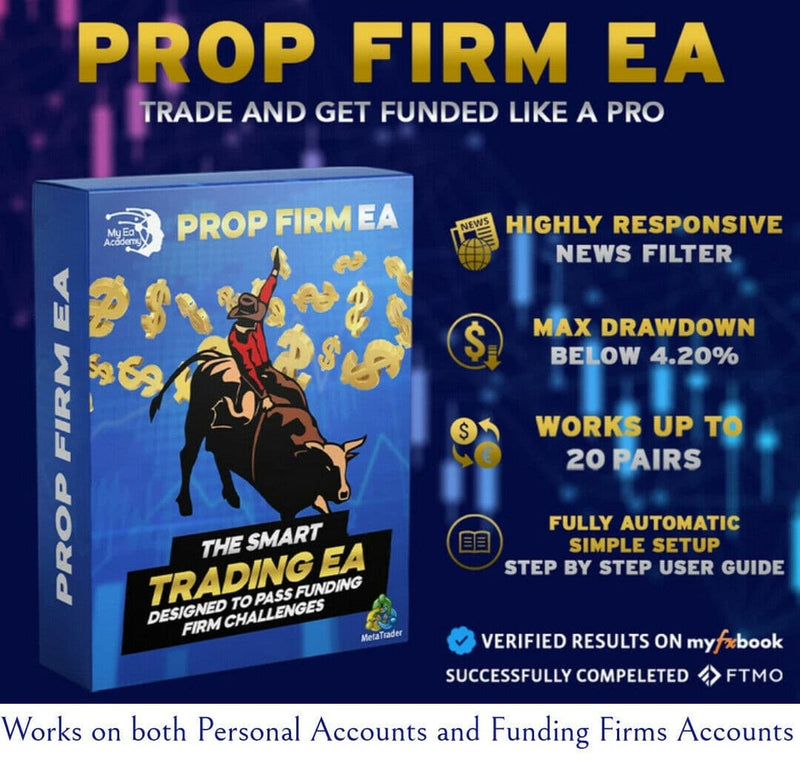 Forex PROP FIRM EA -FTMO COMPATIBLE- Personal and Funding Firms Accounts Expert - forexa robot