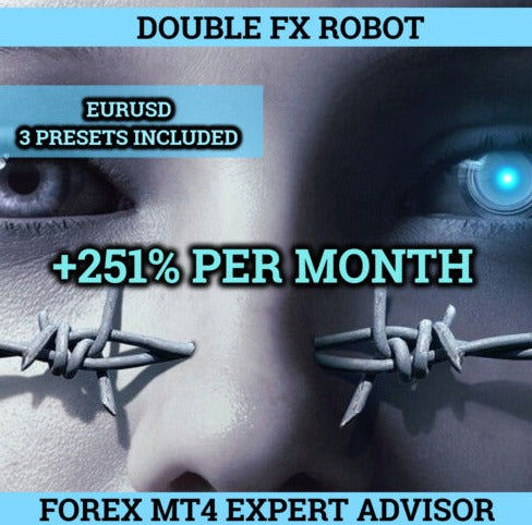 Double FXRobot EA- Forex Mt4 Expert Advisor - 99.9% Backtested + 3 Presets - forexa robot